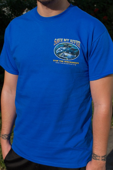 Rivers Coalition T-shirt in Blue